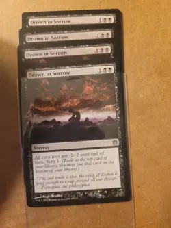 4x Magic the Gathering MTG Drown in Sorrow (65) Born of the Gods NM Playset x 4 - Image 1