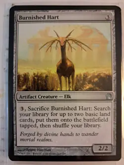 BURNISHED HART Theros (213/249) NM Magic MTG ARTIFACT Elk Creature BULK DISCOUNT - Image 1