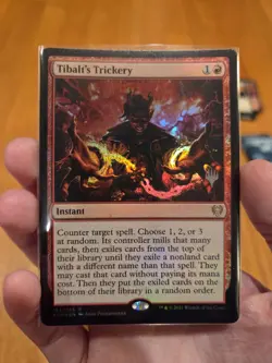 Tibalt's Trickery #153 (Promo Foil) (NM) Kaldheim KHM Magic MTG - Image 1