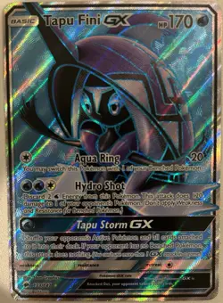Pokemon TCG - Tapu Fini GX 133/147 - Burning Shadows - LP+ - Image 1