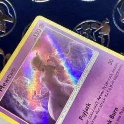 Mewtwo 12/18 Detective Pikachu Holo MP Pokemon Card - Image 3
