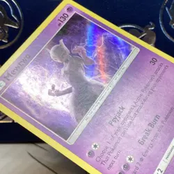 Mewtwo 12/18 Detective Pikachu Holo MP Pokemon Card - Image 5