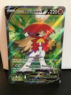 Hisuian Decidueye V 173/189 Pokemon Astral Radiance Full Art Ultra Rare Holo - Image 1