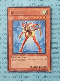 TDGS-EN031 Kunoichi Yu-Gi-Oh Card English 1st Edition - Image 1