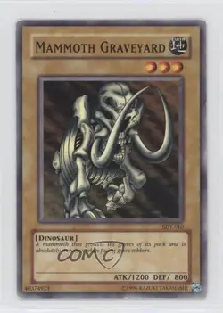 Mammoth Graveyard Unlimited YuGiOh Starter Deck Yugi #SDY-010 2002 0p5r - Image 1