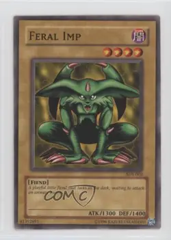 Feral Imp Unlimited YuGiOh Starter Deck Yugi #SDY-002 2002 0po4 - Image 1