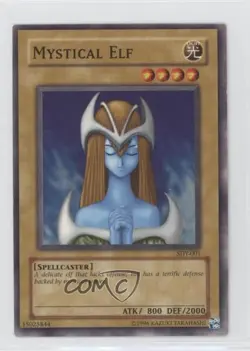 Mystical Elf Unlimited YuGiOh Starter Deck Yugi #SDY-001 2002 0xr2 - Image 1