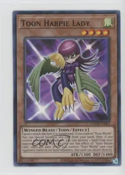 Toon Harpie Lady Unlimited YuGiOh Chaos #TOCH-EN002 03mh - Image 1