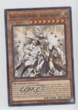Black Luster Soldier - Sacred (R) Unlimited YuGiOh Toon Chaos #TOCH-EN035 03mh - Image 1