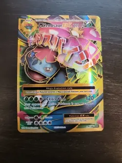 PokÃ©mon TCG M Venusaur EX Full Art Holo Card 100/108 Evolutions 2016 - Image 1