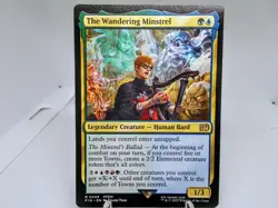 The Wandering Minstrel magic the gathering rare Final Fantasy trading card  - Image 1