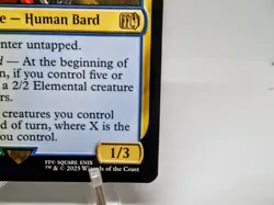 The Wandering Minstrel magic the gathering rare Final Fantasy trading card  - Image 7