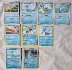 Pokemon Lapras Card Bundle Various Cards And Holo - Image 1