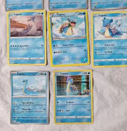 Pokemon Lapras Card Bundle Various Cards And Holo - Image 2