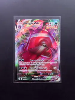 Gengar VMAX - 157/264 Ultra Rare SWSH08 Fusion Strike Pokemon TCG Card - Image 1