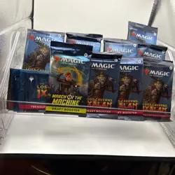 8 Packs Box Magic The Gathering Ixalan & 1 March Of Time 15-Card Booster Packs - Image 2