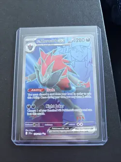 Pokemon N's Zoroark ex 175/159 Journey Together Ultra Rare Full Art Holo NM - Image 1