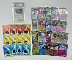 Pokemon TCG Rayquaza SWSH029 Cosmos Holo Black Star Promo PSA 9 Card w Extras 33 - Image 1