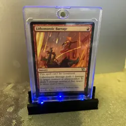MTG Lithomantic Barrage - March of the Machine (MOM) #152 Magic the Gathering - Image 8