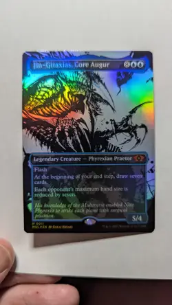 1x Jin-Gitaxias, Core Augur SHOWCASE FOIL NM - MUL Magic MTG x1 - Image 1