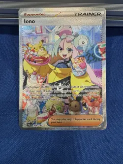 Iono #269 - Pokemon PAL Paldea Evolved Holo (SIR) Special Illustration Rare  - Image 1