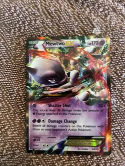 Mewtwo EX 62/162 NM/M MINT XY Breakthrough Full Art Ultra Rare Holo Pokemon Card - Image 1