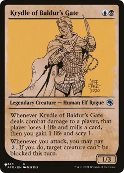 Krydle of Baldur's Gate (Showcase) - 343/281 / English / Near Mint MTG - Image 1