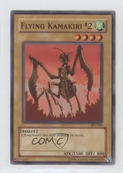 Flying Kamakiri #2 Unlimited YuGiOh Pharaoh's Servant #PSV-048 2002 0xr2 - Image 1