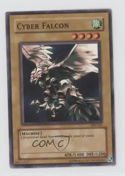 Cyber Falcon Unlimited YuGiOh Pharaoh's Servant #PSV-047 2002 b1g - Image 1