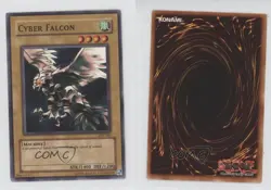 Cyber Falcon Unlimited YuGiOh Pharaoh's Servant #PSV-047 2002 b1g - Image 3