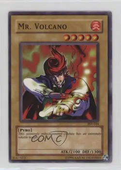 Mr Volcano Unlimited YuGiOh Pharaoh's Servant #PSV-044 2002 af0 - Image 1
