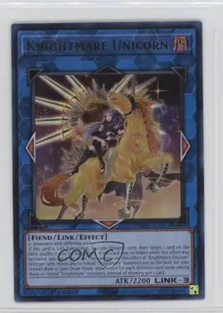 UR - Knightmare Unicorn 1st Ed. YuGiOh 25th Anniversary Rarity Collection 0it8 - Image 1