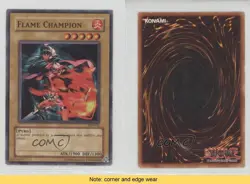 Flame Champion Unlimited YuGiOh Pharaoh's Servant #PSV-041 2002 READ 00jz - Image 3