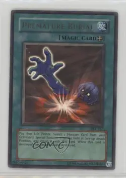 Premature Burial Ultra Rare Unlimited YuGiOh Pharaoh's Servant #PSV-037 2002 5u3 - Image 1