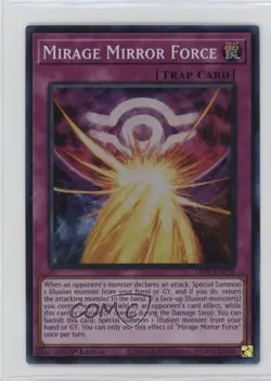 SR - Mirage Mirror Force 1st Ed. YuGiOh Legacy of Destruction #LEDE-EN078 0it8 - Image 1