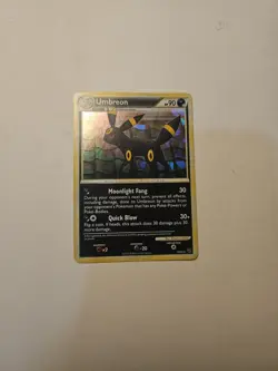 Umbreon 10/90 - Holo Rare Undaunted Cracked Ice Holo - PokÃ©mon TCG Card - LP - Image 1