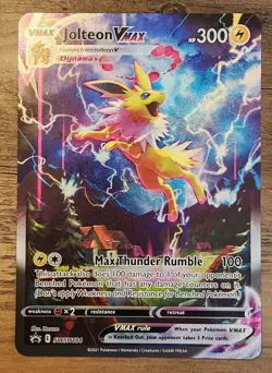 Jumbo Jolteon VMAX SWSH184 NM-LP Promo Card Premium Collection Oversized Topper - Image 1