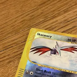 Skarmory 27/165-Expedition Base Set-Rare PokÃ©mon Card WOTC 2002-Reverse Holo-Ice - Image 2