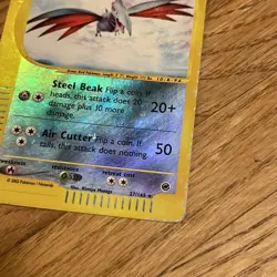 Skarmory 27/165-Expedition Base Set-Rare PokÃ©mon Card WOTC 2002-Reverse Holo-Ice - Image 3