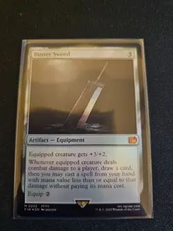 Buster Sword FOIL MTG FIN LP - Image 1