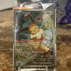 SEALED Eevee Promo SVP-173 Pokemon Center Stamped Card Prismatic Evolutions - Image 1