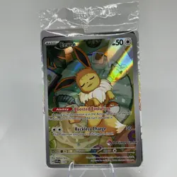 SEALED Eevee Promo SVP-173 Pokemon Center Stamped Card Prismatic Evolutions - Image 1