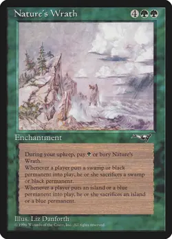 1x Nature's Wrath - LP- Alliances - SPARROW MAGIC mtg - Image 1