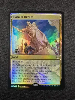 Plaza of Heroes - Foil - Prerelease Promo - Dominaria United - MP - MTG - Image 2