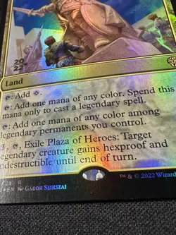 Plaza of Heroes - Foil - Prerelease Promo - Dominaria United - MP - MTG - Image 4