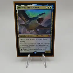 Shabraz, the Skyshark: MtG Magic the Gathering Commander 2020 Mythic FOIL - Image 1