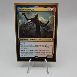 MTG Magic the Gathering The Locust God (219/355) Commander 2020 NM - Image 1