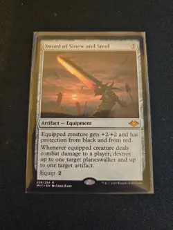 Sword of Sinew and Steel MTG Modern Horizons LP - Image 1