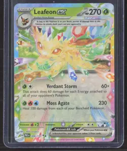 Leafeon ex 006/131 Pokemon TCG Prismatic Evolutions Holo NOCO - Image 1