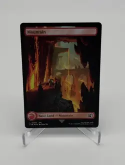 Magic The Gathering Trading Card Game MTG TCG Final Fantasy Mountain 0305 Foil - Image 1